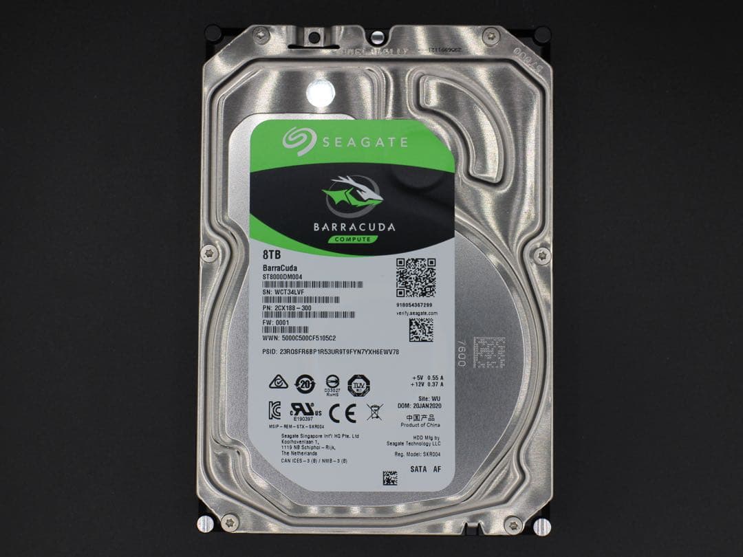 SEAGATE HDD 8TB ST8000DM004 ハードディスク 09