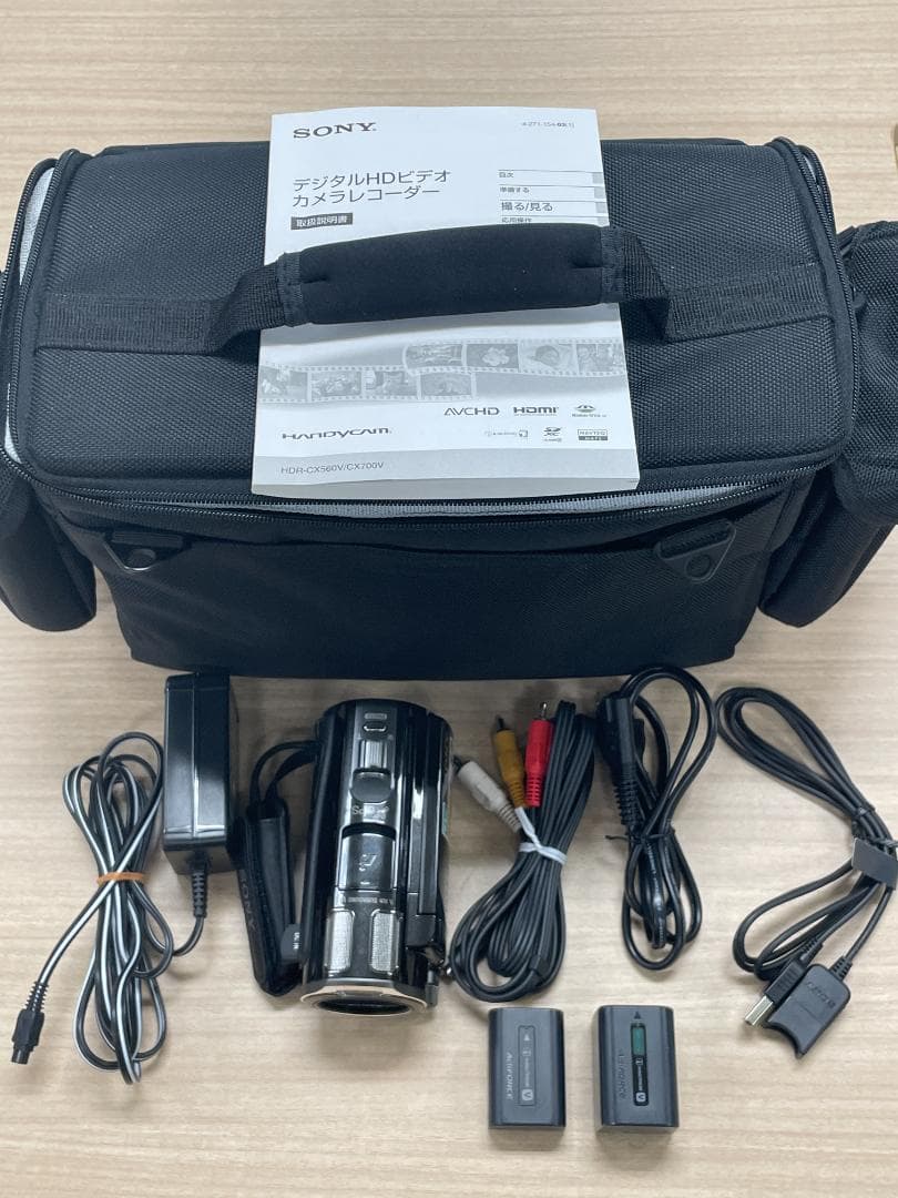 【動作確認ＯＫ】★　SONY ソニー HDR-CX560V デジタルビデオカメラ