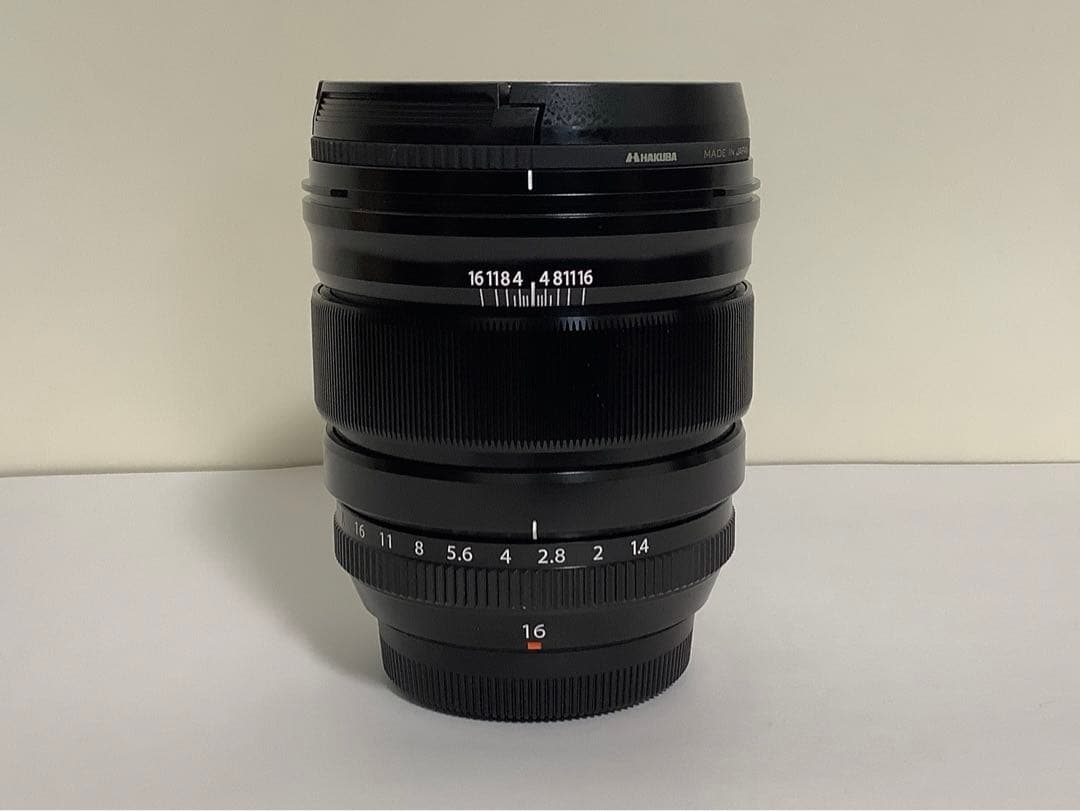 Fujifilm XF16mm F1.4 R WR レンズ　元箱　社外角形フード