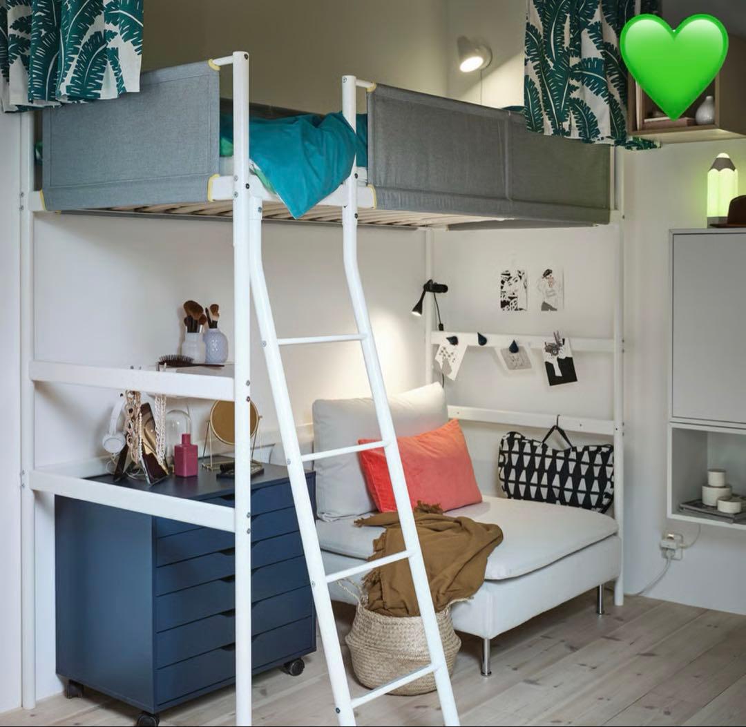 り*様 IKEA イケア　ロフトベッド　フレーム　VITVAL 送料込み　ヴィト