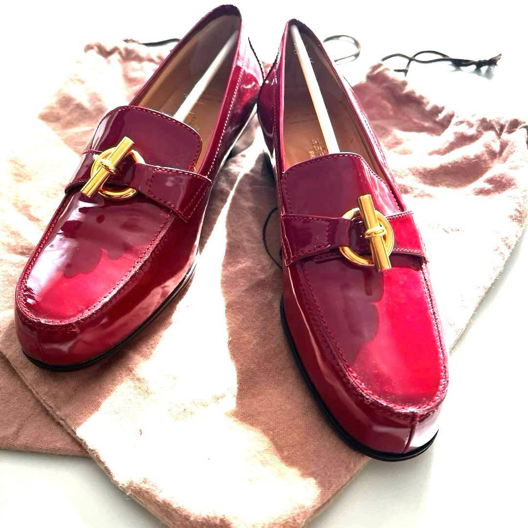 Hermesエルメスシューズ　赤