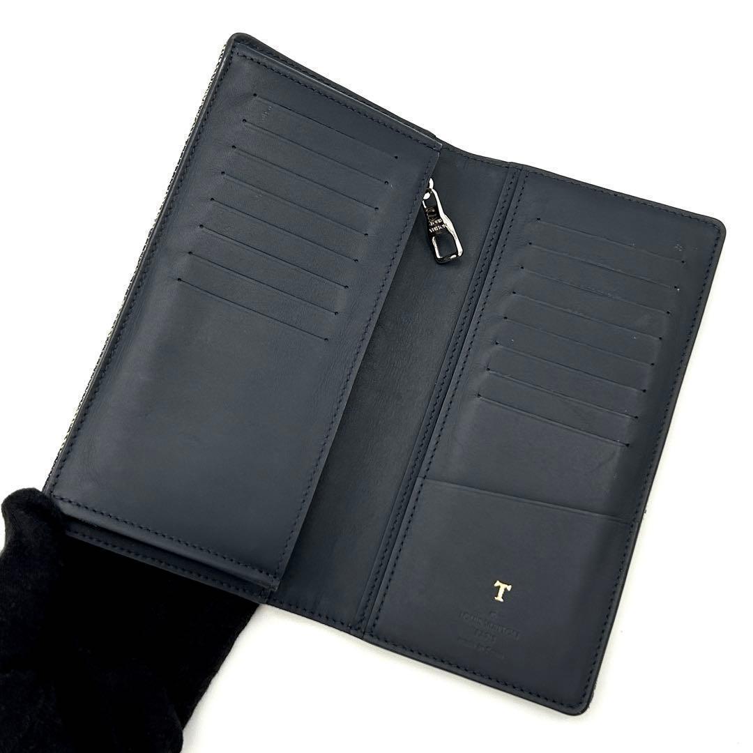 【美品】ルイヴィトン ブラザ 長財布 タペストリー デニム メンズ 希少