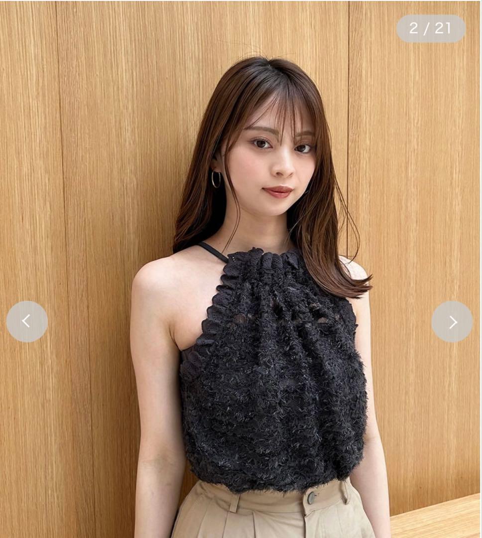 未開封♡ SNIDEL ホルターカットプルオーバー♡完売色♡ DGRY