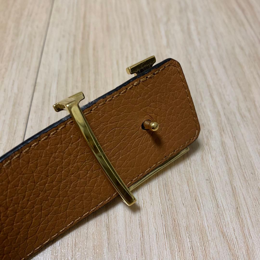 ルイヴィトン ベルト LV イニシャル トリヨン サンチュール リバーシブル