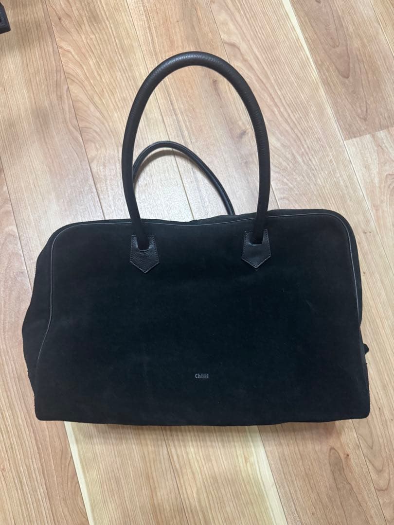 chiiiibag チーバッグ ブラック スエードボストンおまけ付き