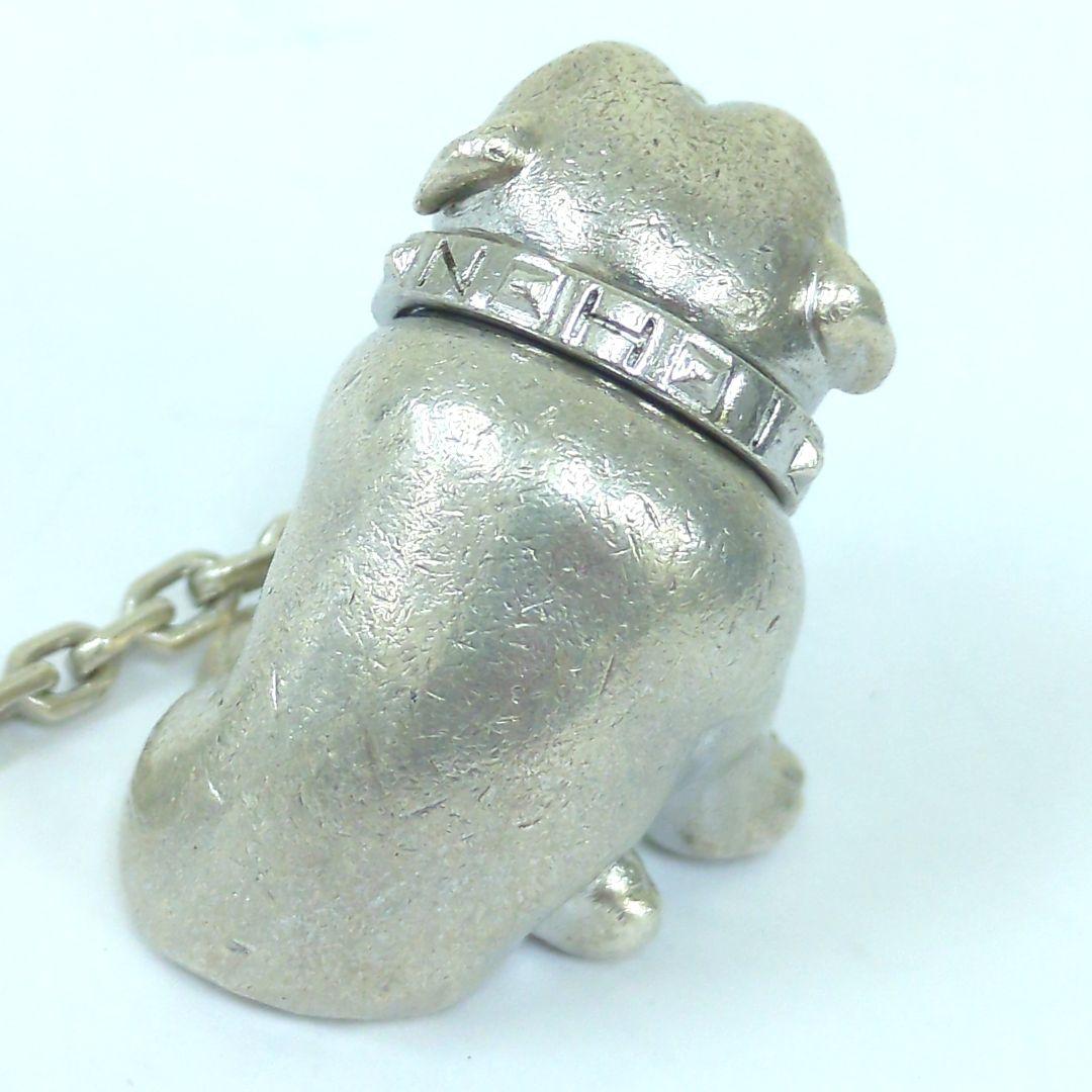 ダンヒル ブルドッグ キーホルダー キーリング シルバー925