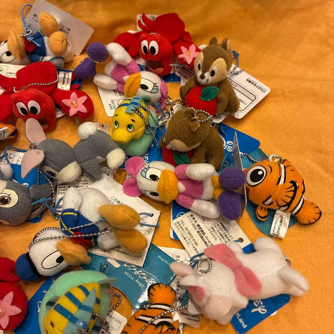 ディズニー　ミニマスコットキーチェーン　まとめ売り　20こ