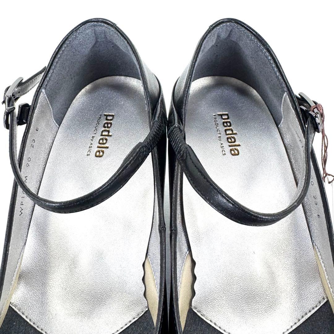 【PEDALA】 ペダラ （23cm） パンプス ストラップ アシックス 新品