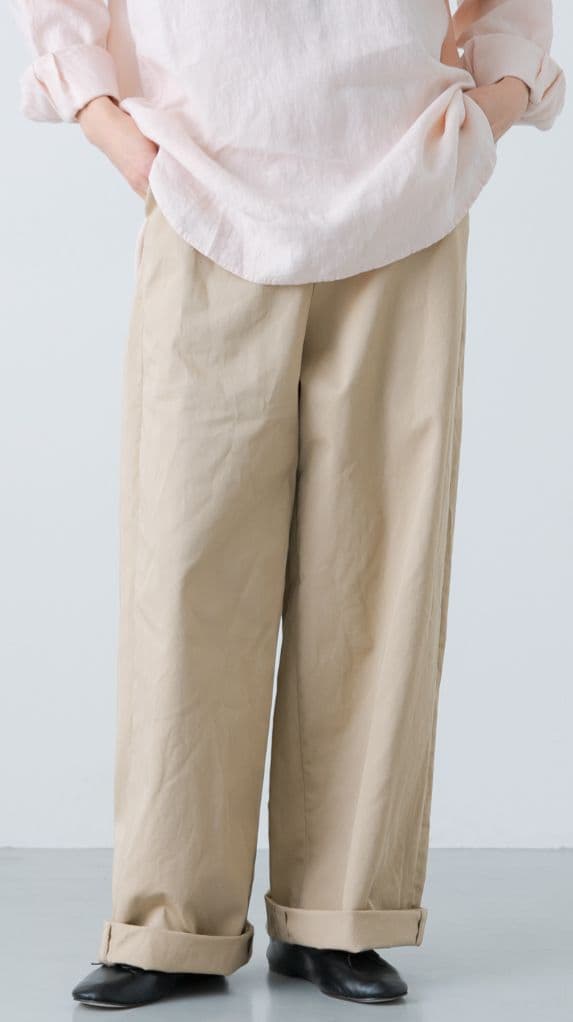 かぐれ　『ユニセックス』ハイカウントチノパンツ