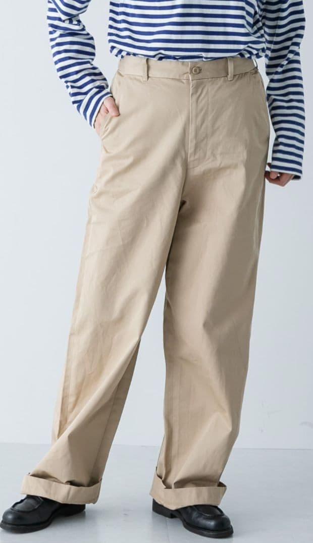 かぐれ　『ユニセックス』ハイカウントチノパンツ