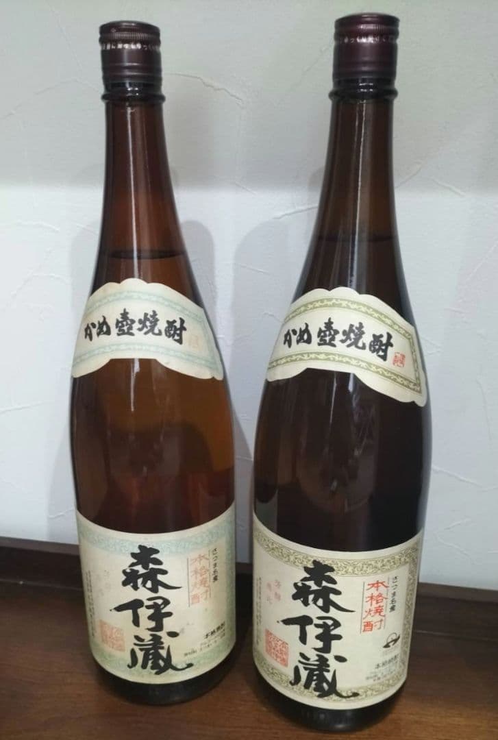 未開栓 森伊蔵 かめ壺 本格芋焼酎 1800ml　2本セット