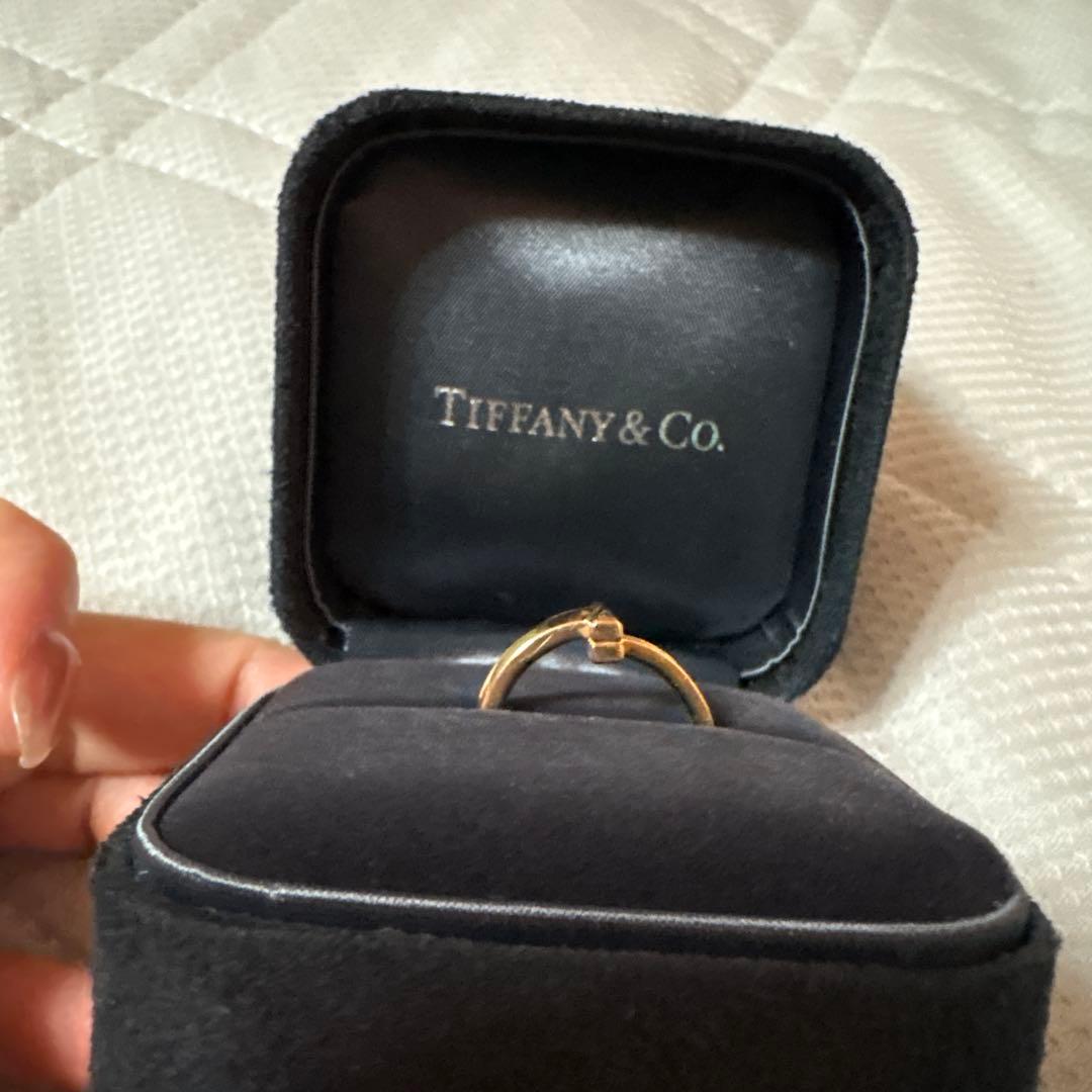 Tiffany & Co. ティファニー　ティーワンリング　9号　PG
