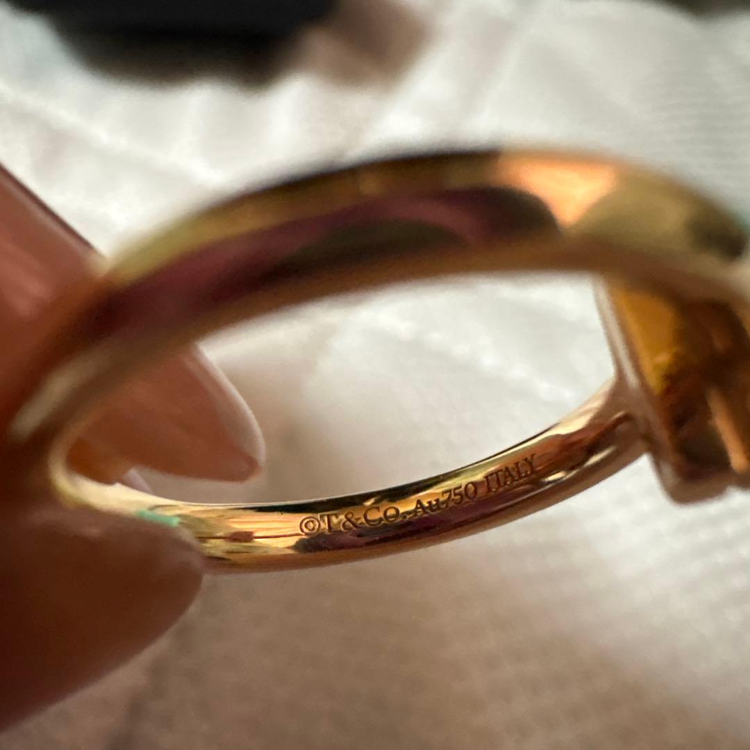 Tiffany & Co. ティファニー　ティーワンリング　9号　PG