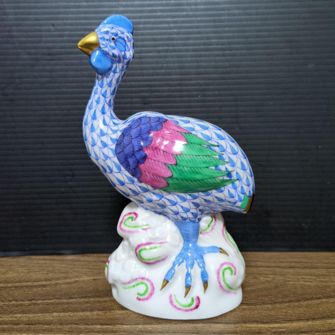 HEREND ヘレンド ホロホロチョウ フィギュリン 置物