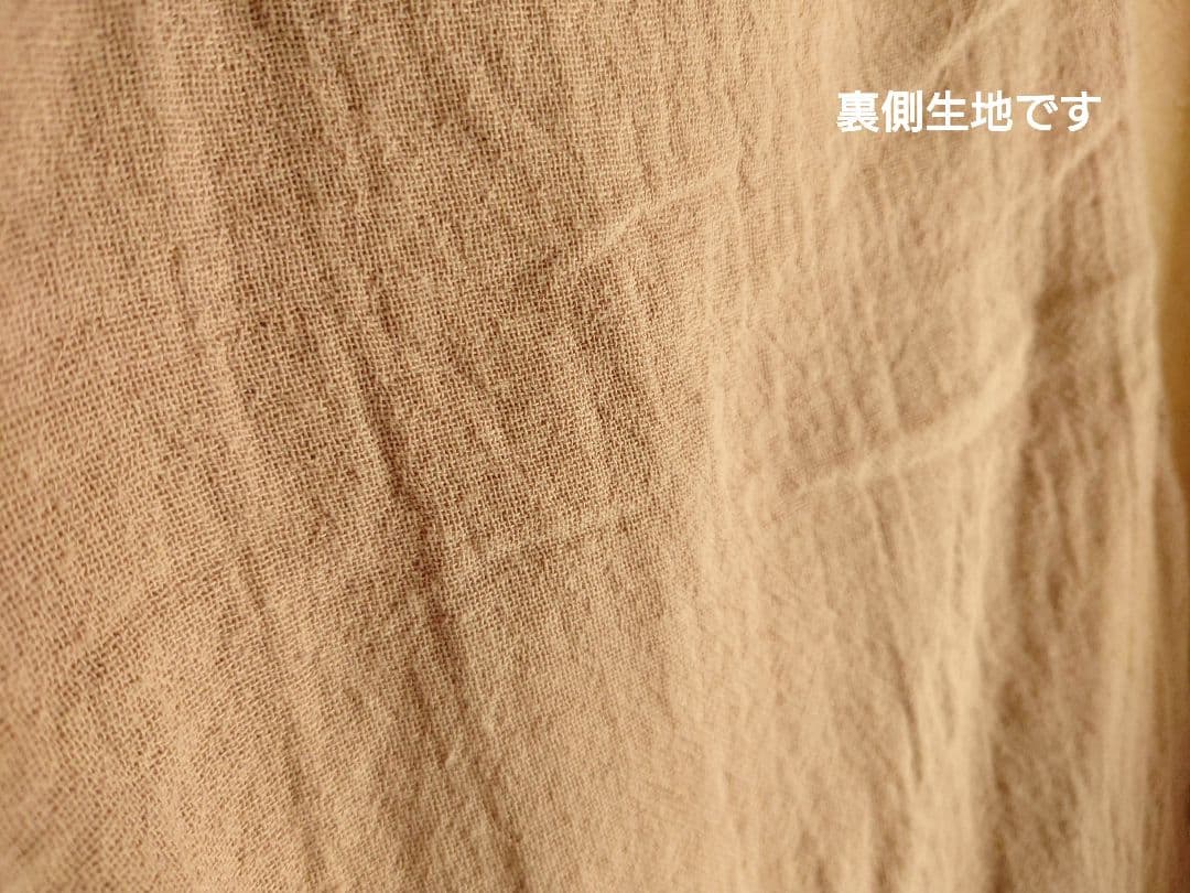 sorte cuff セットアップ 綿麻 コットンリネン ダブルガーゼ ベージュ