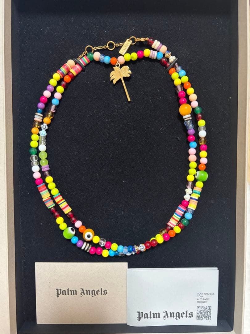 S*i様 Palm Angels ビーズネックレス
