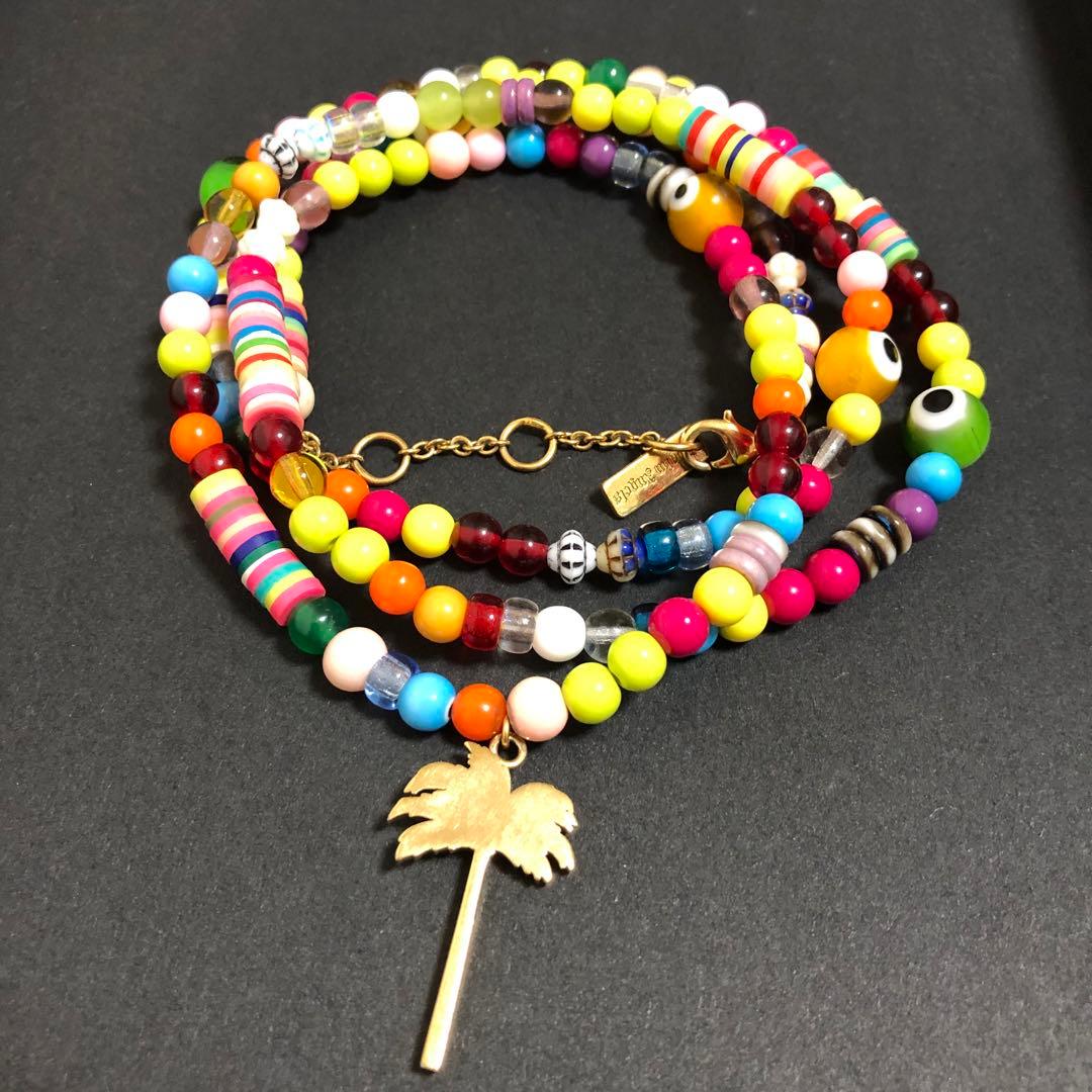 S*i様 Palm Angels ビーズネックレス