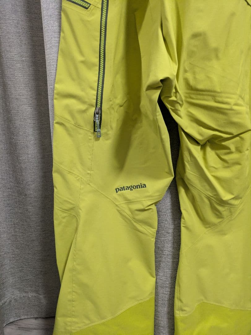 patagonia メンズ パウスレイヤービブ イエロー M