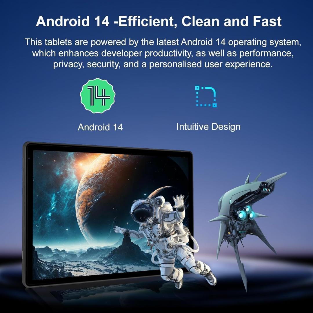 wi-fi モデル タブレット 10インチ Android 14 付属品多数