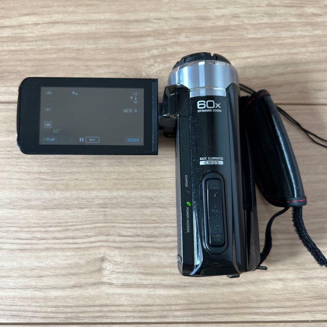 【ビデオカメラ】JVC Everio GZ-F117-B ブラック