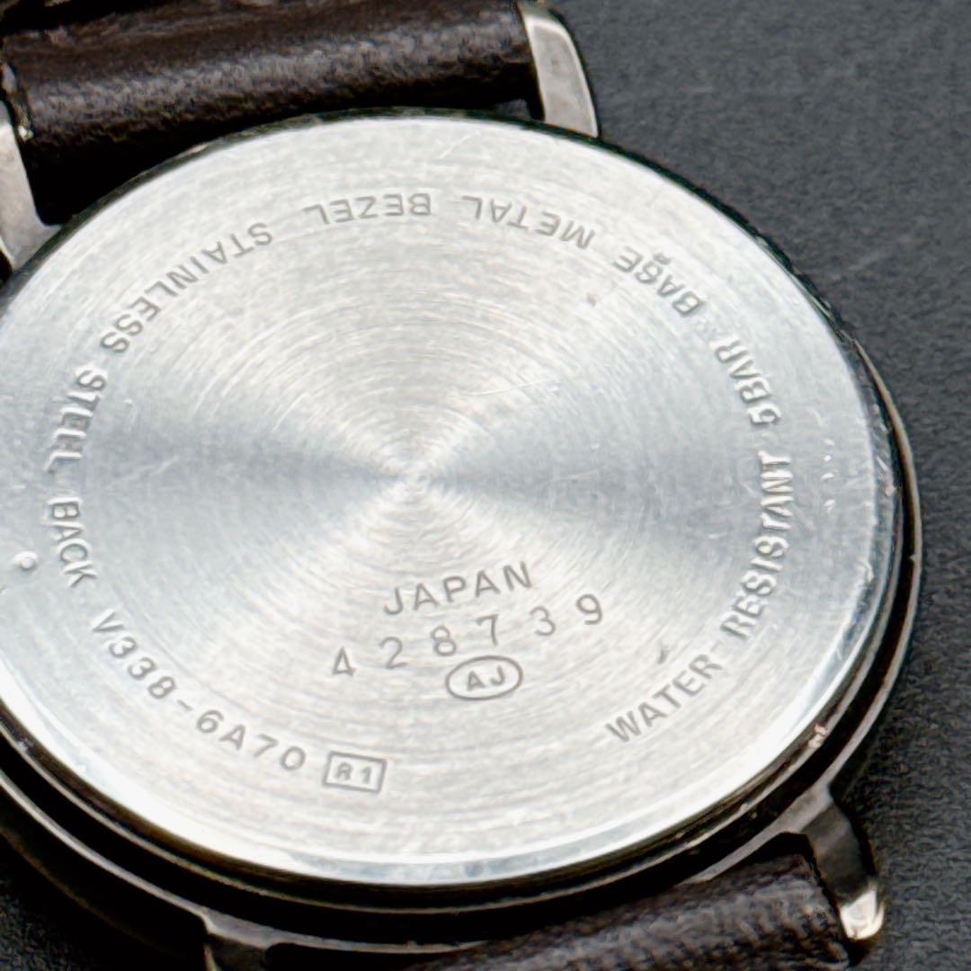 【稼働品】ALBA SUCCESS ムーンフェイズ クォーツ レディース 腕時計