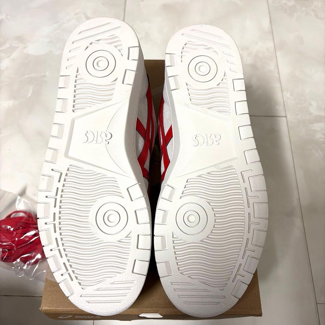 【値下げ】アシックス　ジャパンプロ　グレー／レッド　27.5 スケシュー