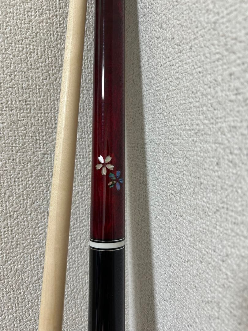 「*」様 桜インレイ　ビリヤードキュー　ラジアル