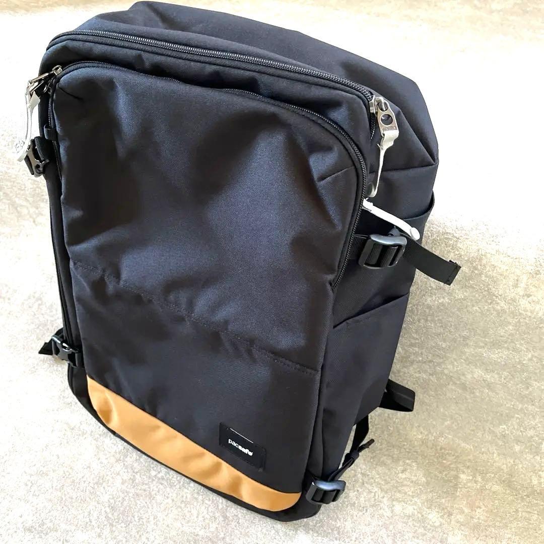 超美品　パックセーフ GO キャリーオンバックパック 34L ブラック