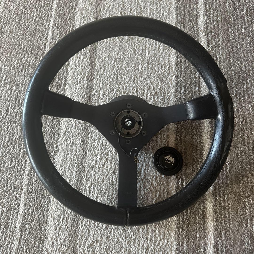 JA11 ジムニー　純正　オプション　momo 純正ステアリングボス付