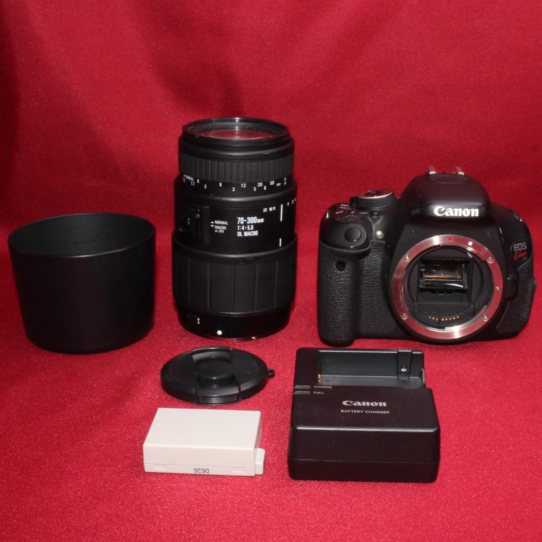 ❤️スマホに転送セット付❤️Canon EOS kiss X5 超望遠レンズ❤️