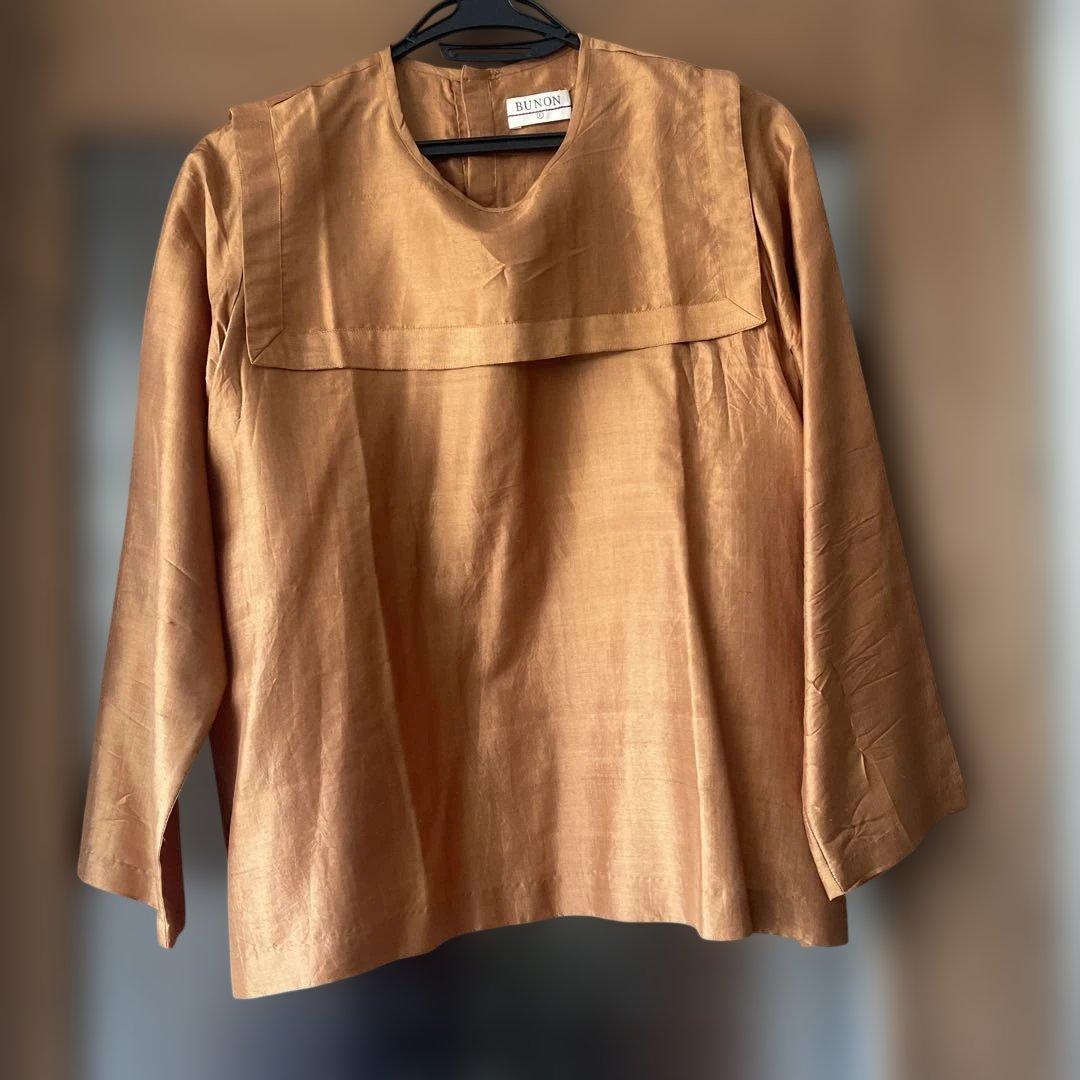 BUNON バックボタンセーラーブラウス