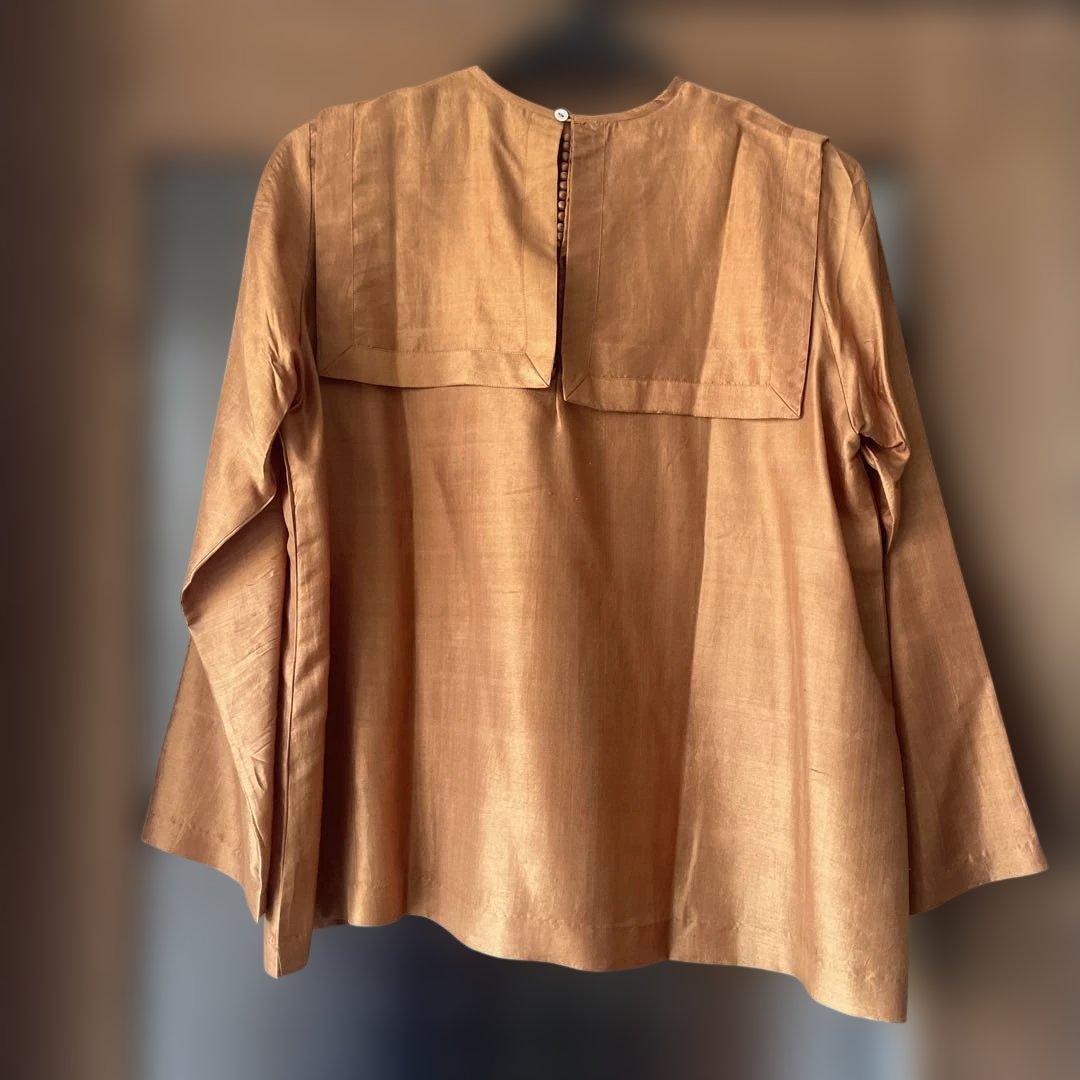 BUNON バックボタンセーラーブラウス