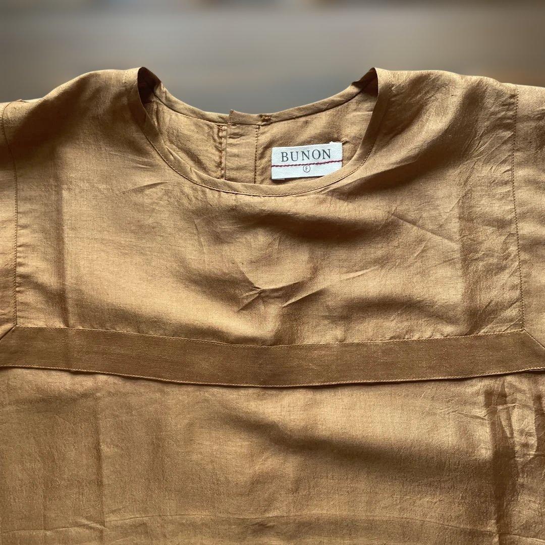 BUNON バックボタンセーラーブラウス