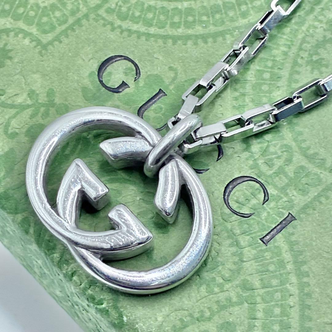 GUCCI グッチ インターロッキング ダブルG ネックレス 社外チェーン