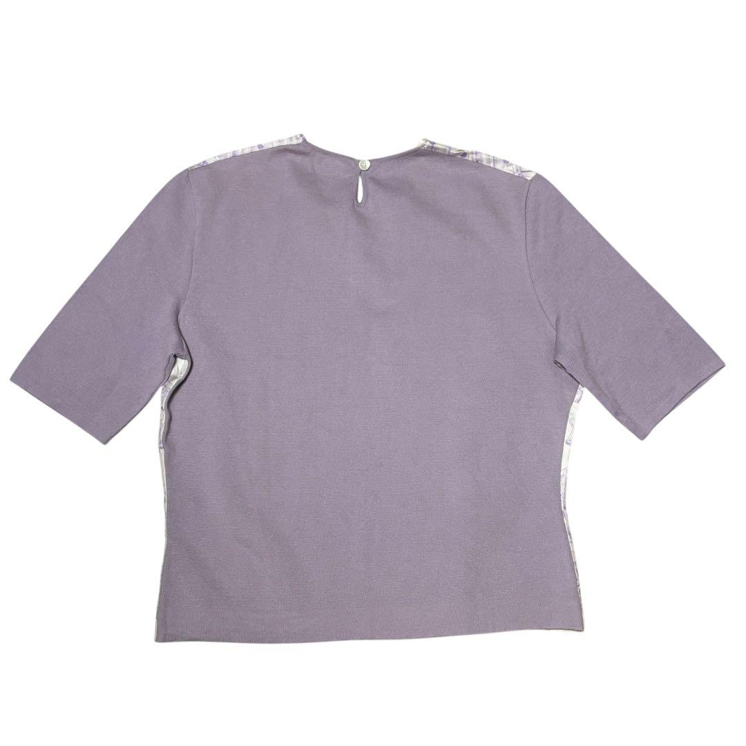 HERMES エルメス マルジェラ期 楽園にて ツイルレーヌ 半袖セーター L