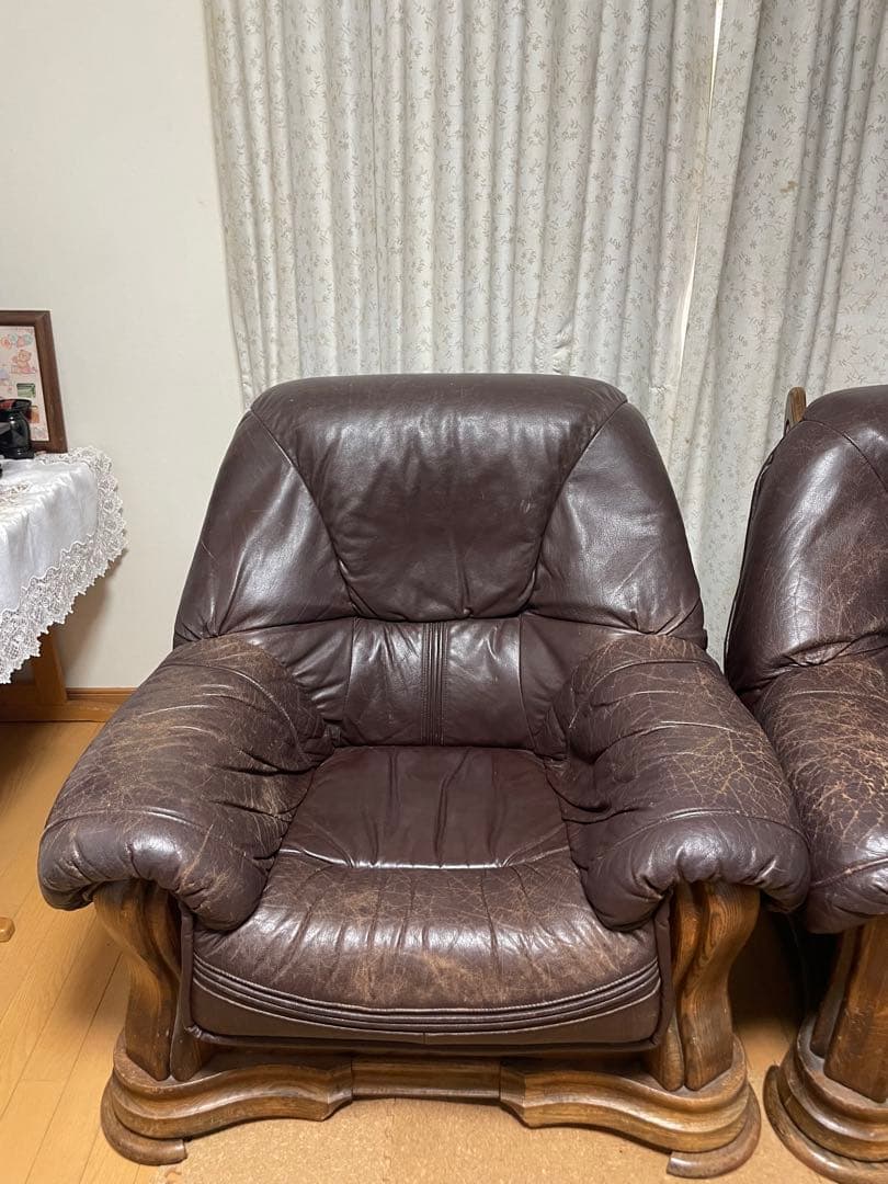 ドイツ製　超高級　ソファー　革　輸入品　LL レザー