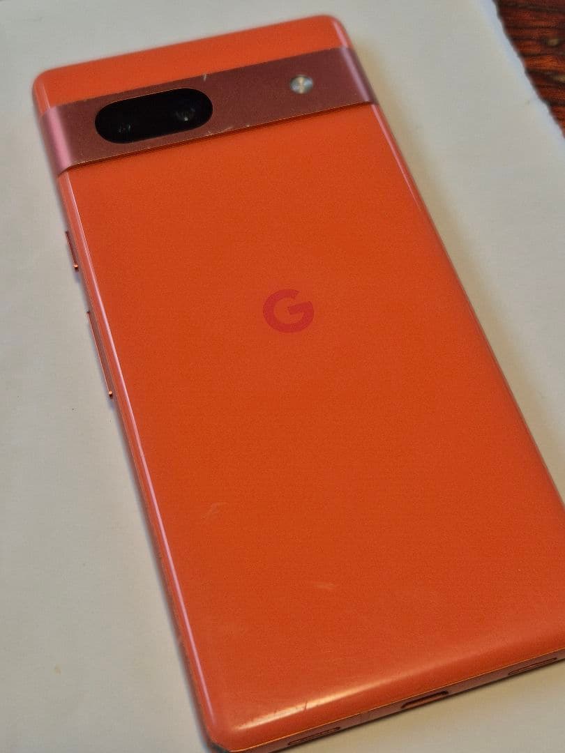 画面ヒビ Google Pixel 7a コーラル 本体