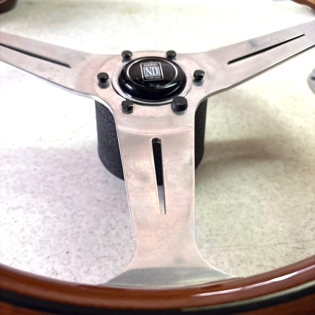 ナルディ　ウッドステアリング15インチ（38.5㎝）