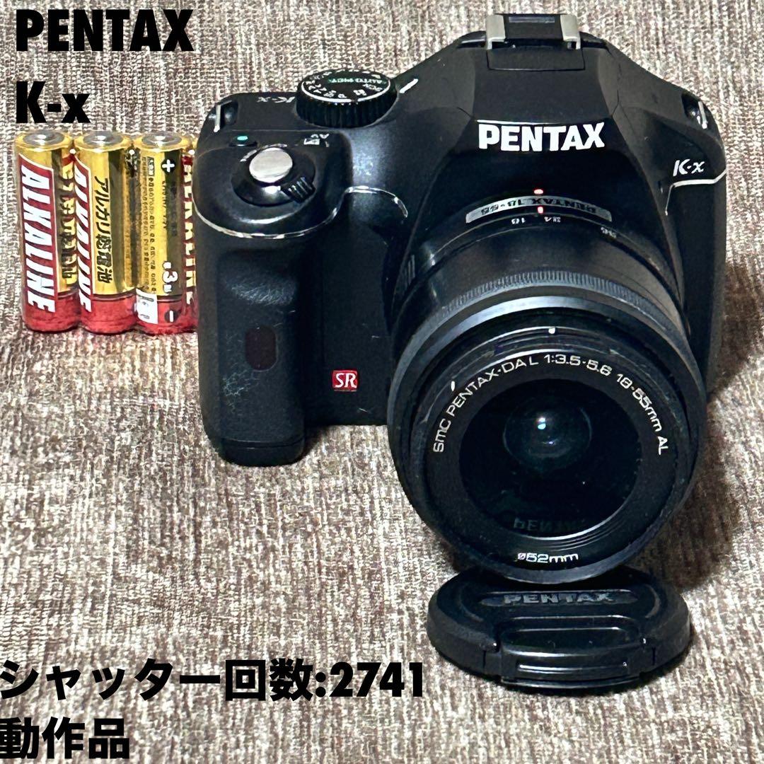 稼働品　PENTAX K-x レンズキット　シャッター回数　2741