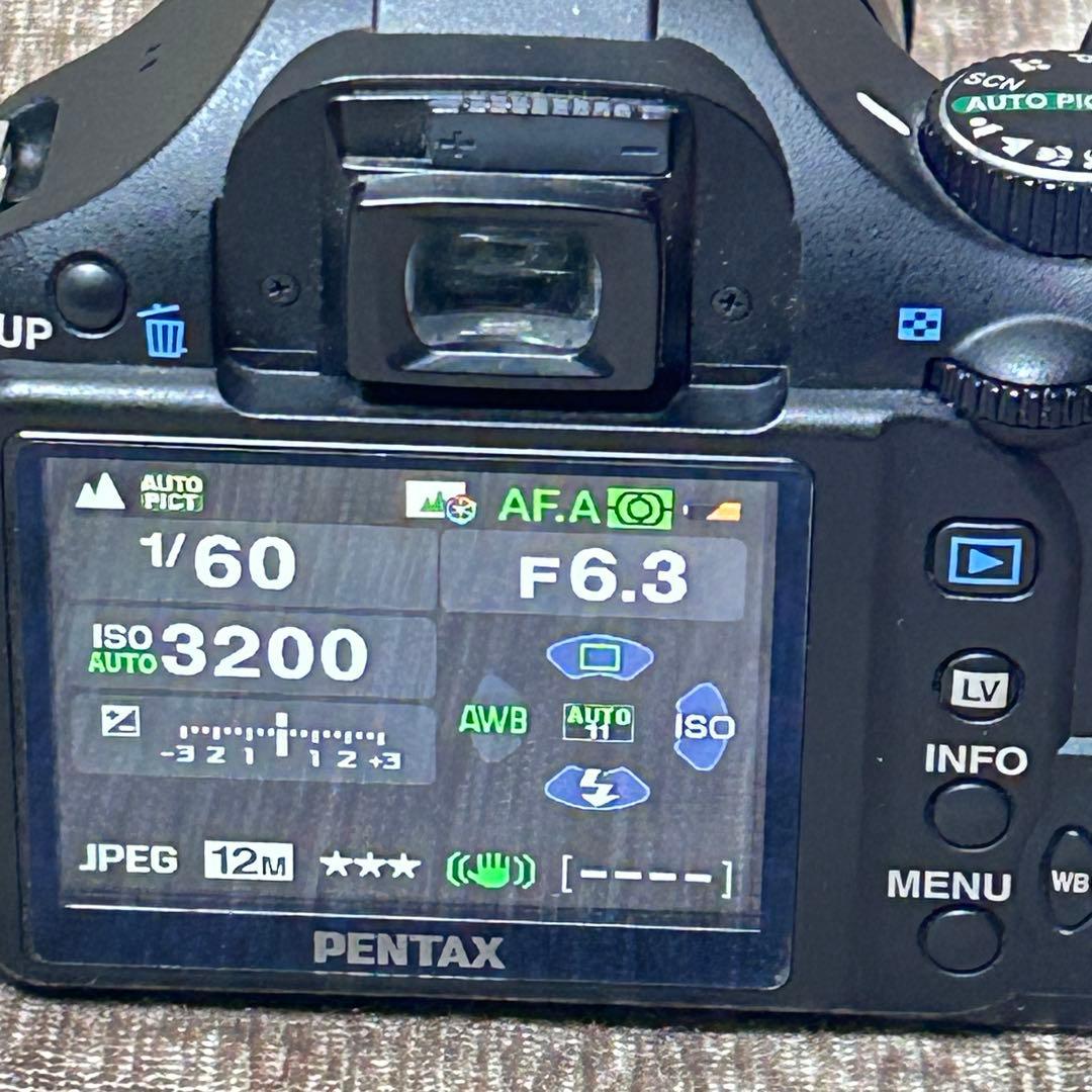 稼働品　PENTAX K-x レンズキット　シャッター回数　2741