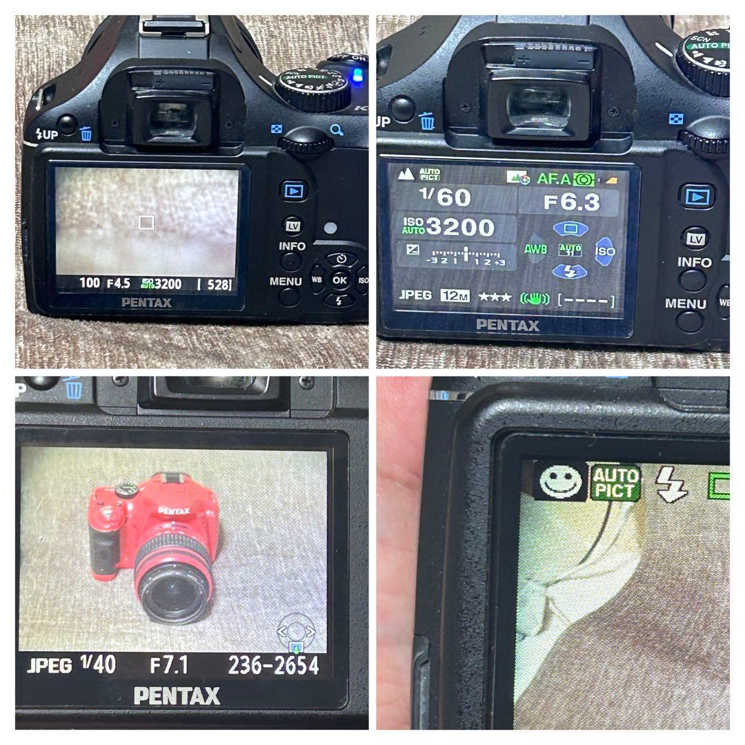 稼働品　PENTAX K-x レンズキット　シャッター回数　2741