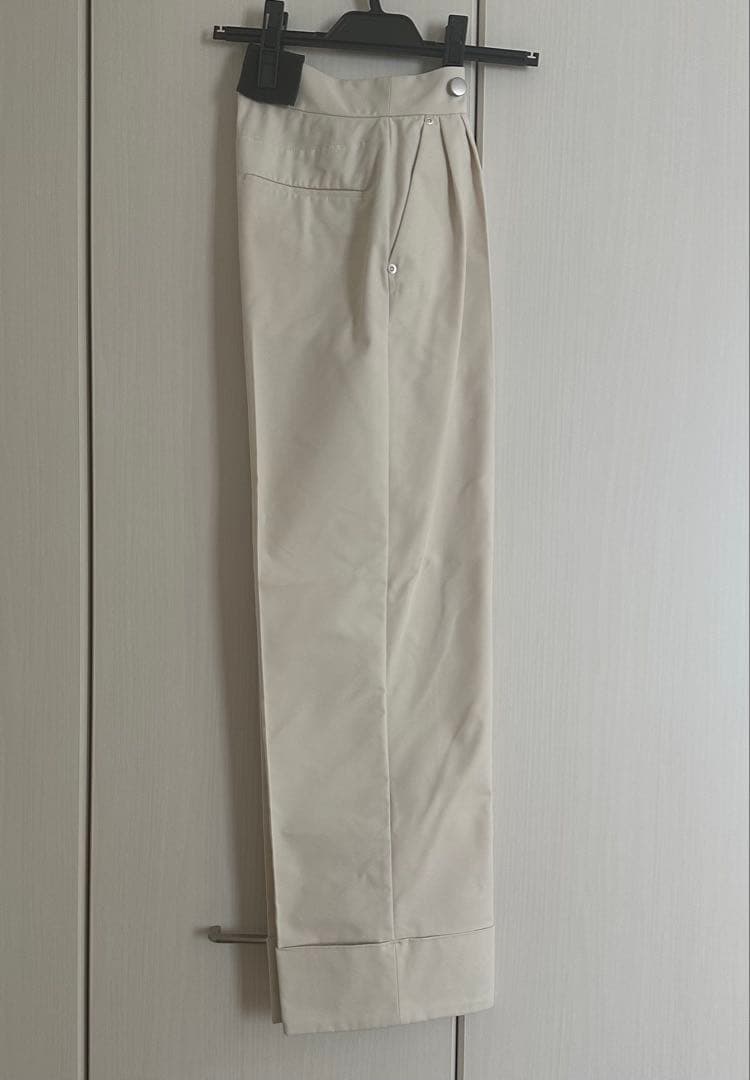 【IVORY】anuans /ベルトデザインチノパンツ