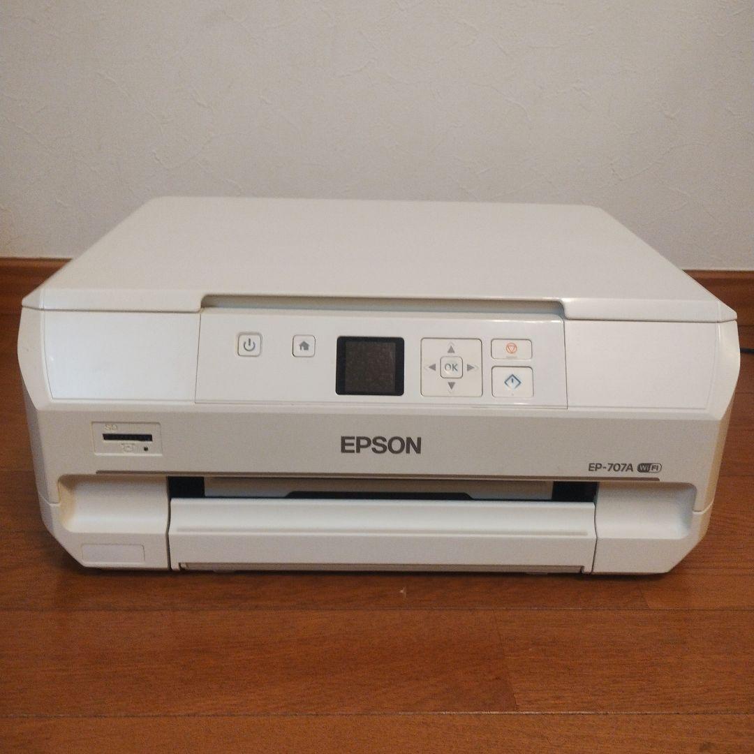 EPSON EP-707A WiFi インクジェット複合機 ワンオーナー