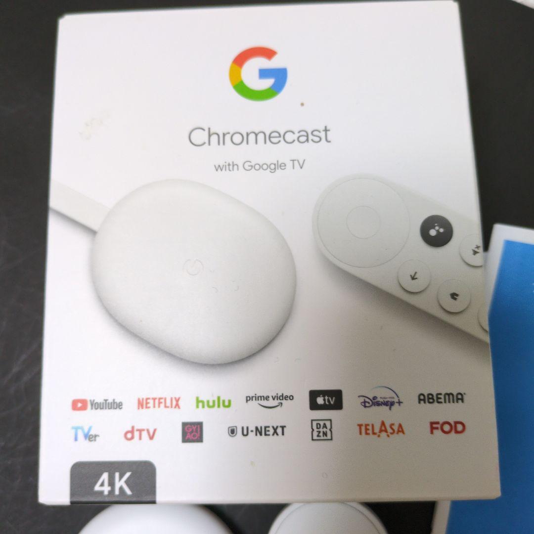 chromecast with Google TV 4k 未使用