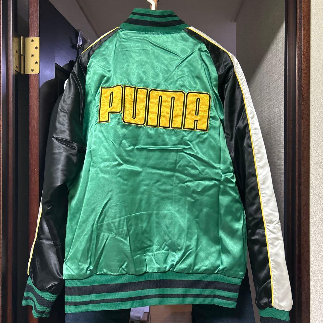 PUMA グリーンスカジャン