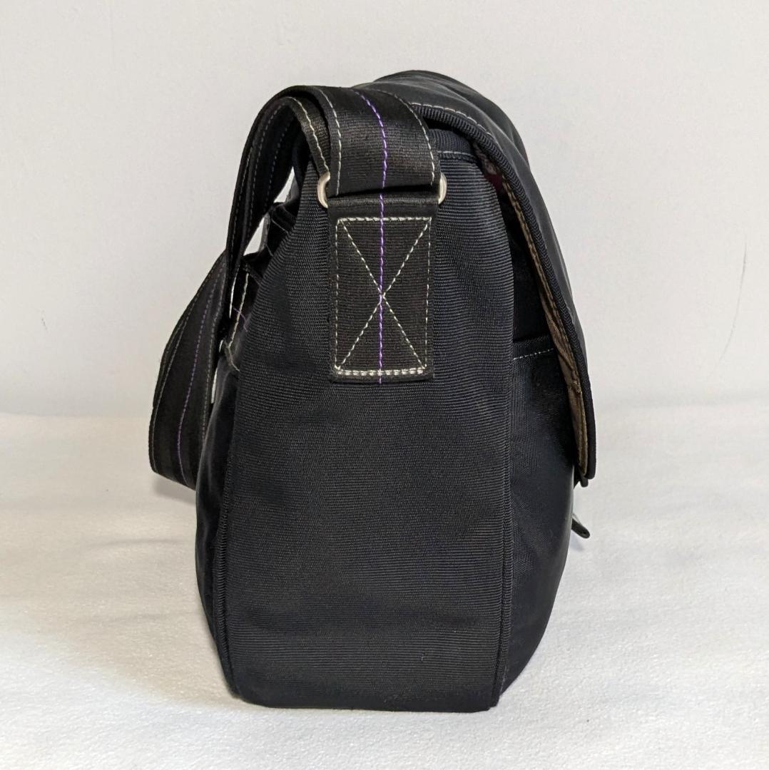 ポールスミス ショルダーバッグ　メッセンジャーバッグ ナイロン ブラック　A4