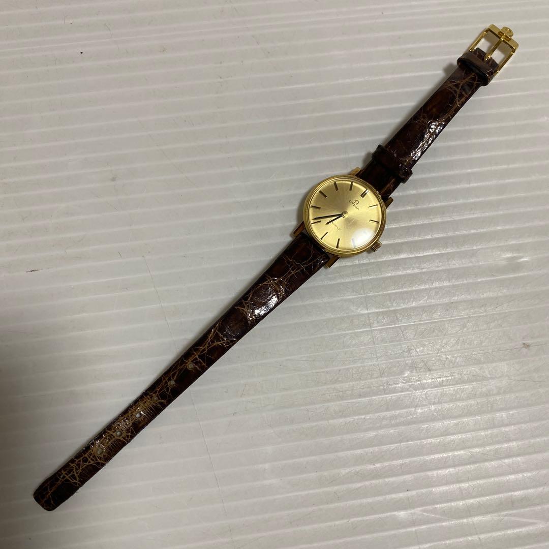 OMEGA Geneve 手巻き ゴールドレディース 腕時計 オメガ ジュネーブ