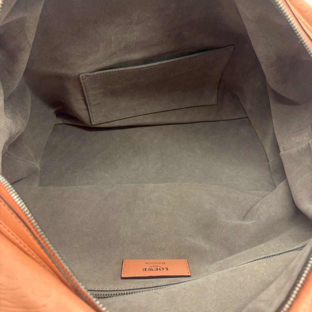 専用出品LOEWE アナグラム　ミニボストンバッグ レアカラー　カード付