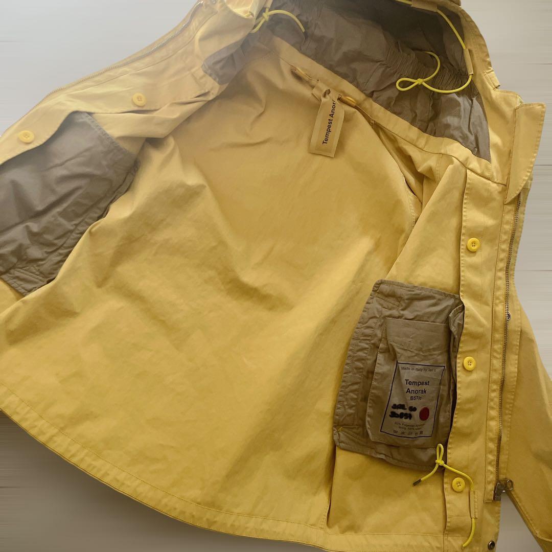 Ten C Tempest Anorak 50 イエロー 黄色 美品