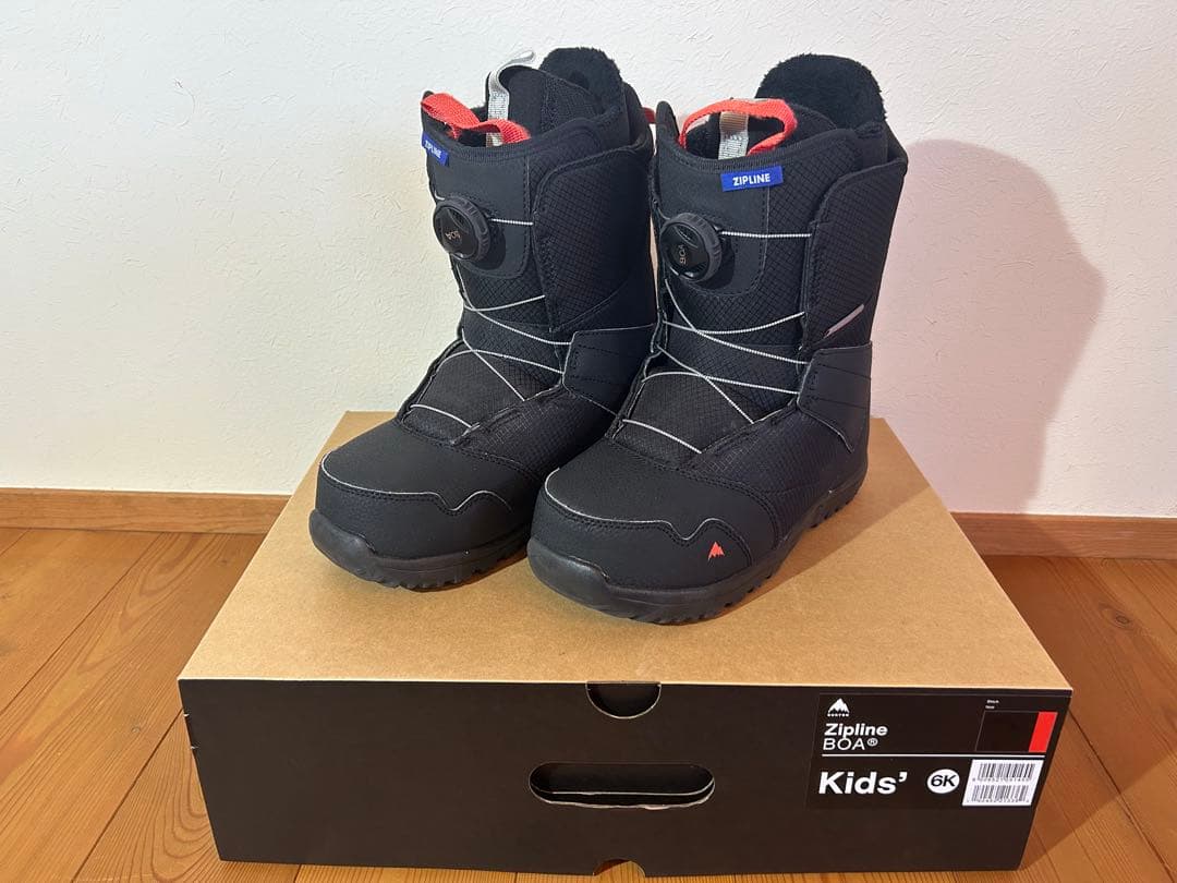 【美品】BURTON Zipline キッズ BOA 6K 24.0cm ブーツ